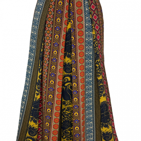 Plisseerock DYLAN Schurwolle Folklore Design Damenmode Stillaufnahme Vorderansicht