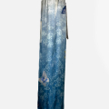 Pierre-Louis Mascia Seidenhose blau Palazzo Damen Seitenansicht
